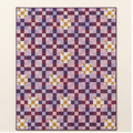 Berry Crossing Quilt flat pattern