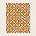 Harvest Whirl Quilt flat pattern