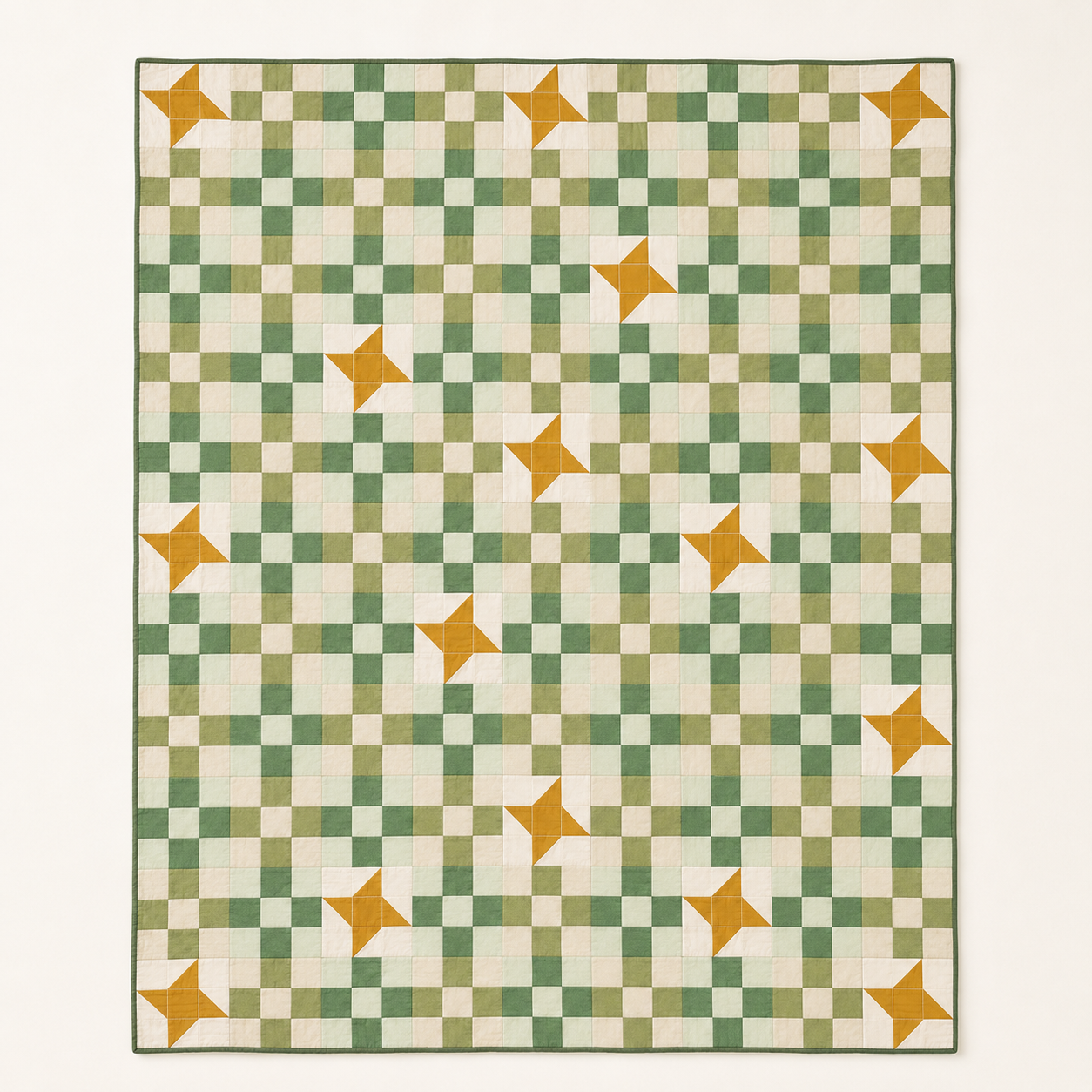 Meadow Wish Quilt flat pattern