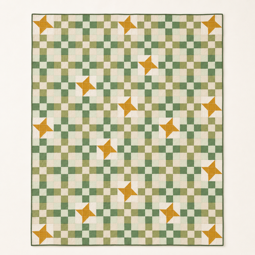 Meadow Wish Quilt flat pattern