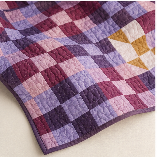 Berry Crossing Quilt Shoo Fly block detail
