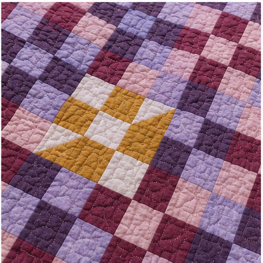 Berry Crossing Quilt styled flat lay