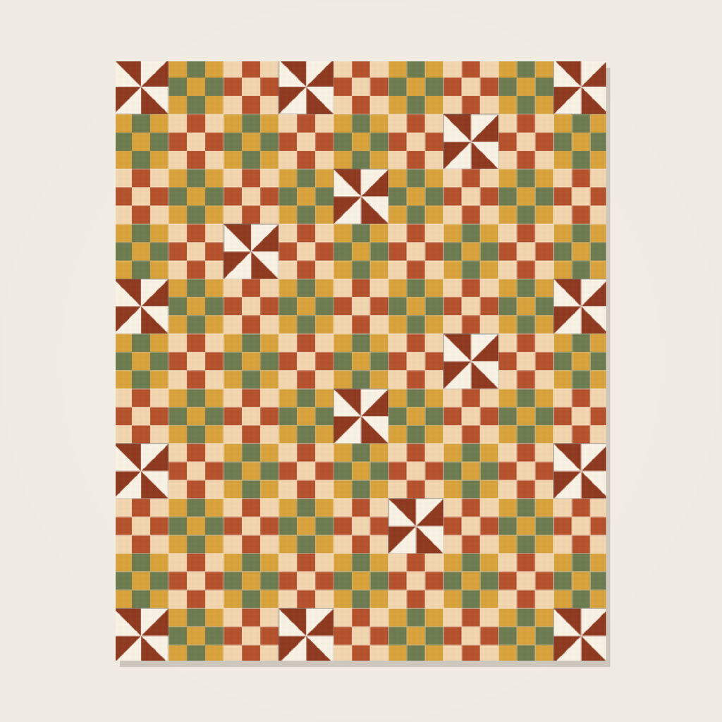 Harvest Whirl Quilt included in QUILTIVA bundle