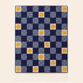 Midnight Firefly Quilt flat pattern